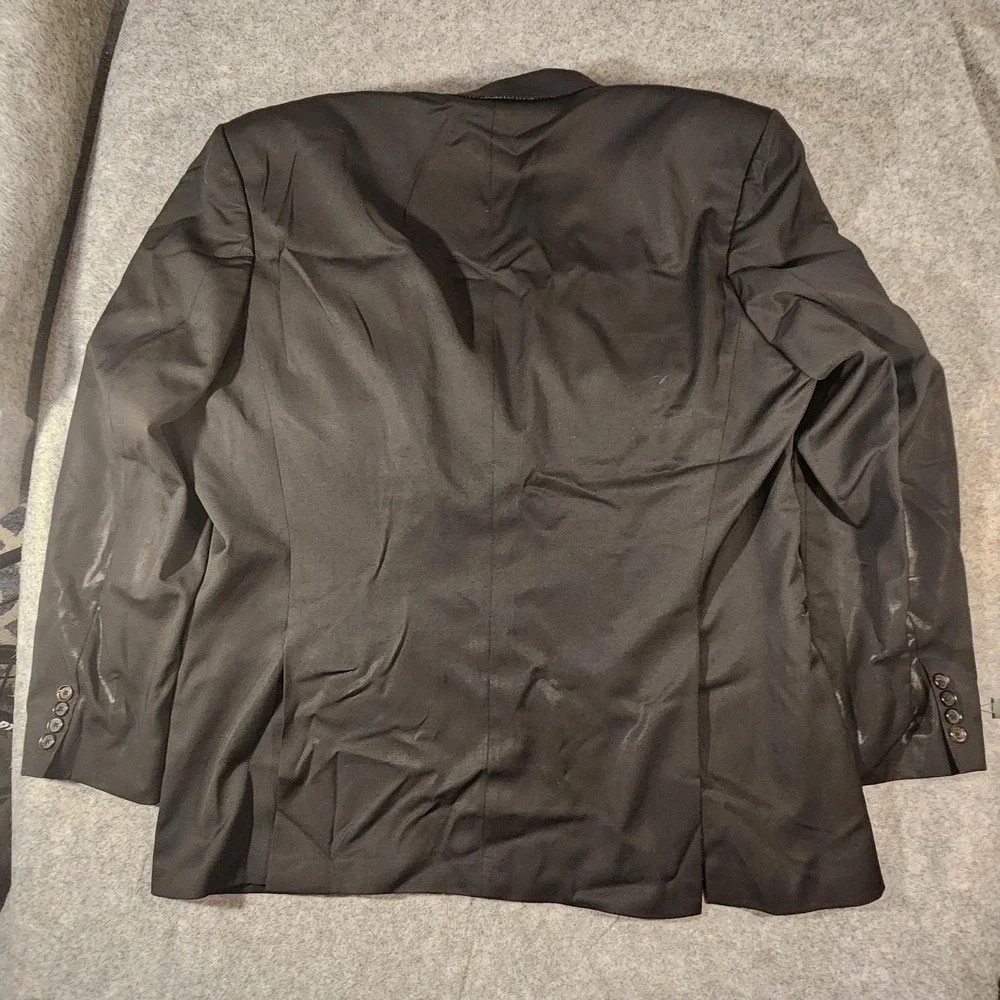 Hugo Boss Blazer Mens 48R‎ Black Super 110 Virgin Wool Pasolini/Movie USA